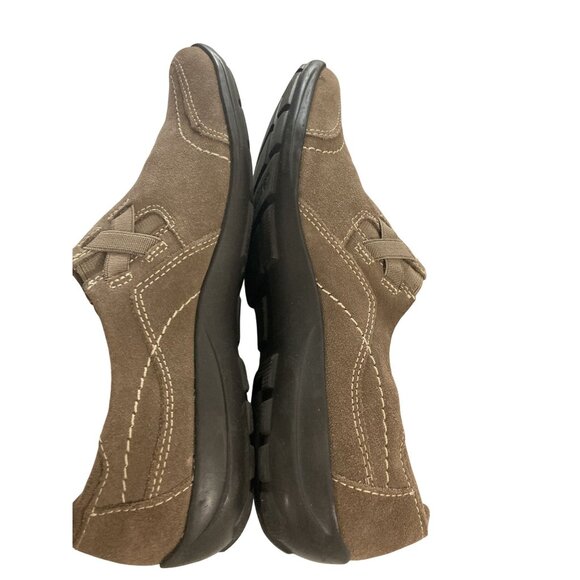 Naturalizer Prench Women's  Size 7.5 tan Suede Slip-On Loafers  Shoes - Picture 6 of 8